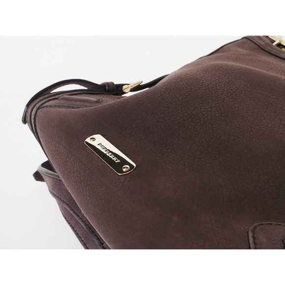 Burberry 2WAY One Shoulder Hobo Bag Leather Brown - Picture 6 of 12